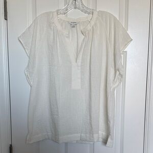 Banana Republic Ivory Blouse, XL, NWOT